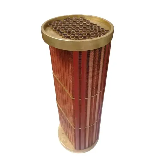 Copper Fin Marine Shell Core Intercooler Heat Exchanger price