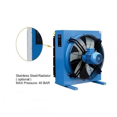 Hydraulic Oil Air Coolers Mei Fan Ac220v Dc24v Heat Exchanger Mei Fan Hydraulic Oil Radiator Air Compressor Oil Cooler